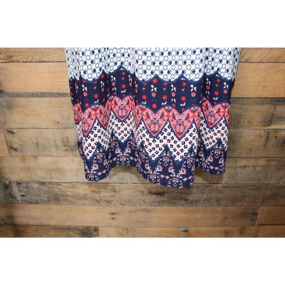 Collective Concepts women's multi patterned casual floral slip dress size Large - Picture 6 of 11